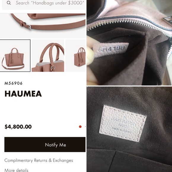 ❌SOLD❌ 2018 Louis Vuitton Mahina Haumea Leather Bag - Picture 15 of 15